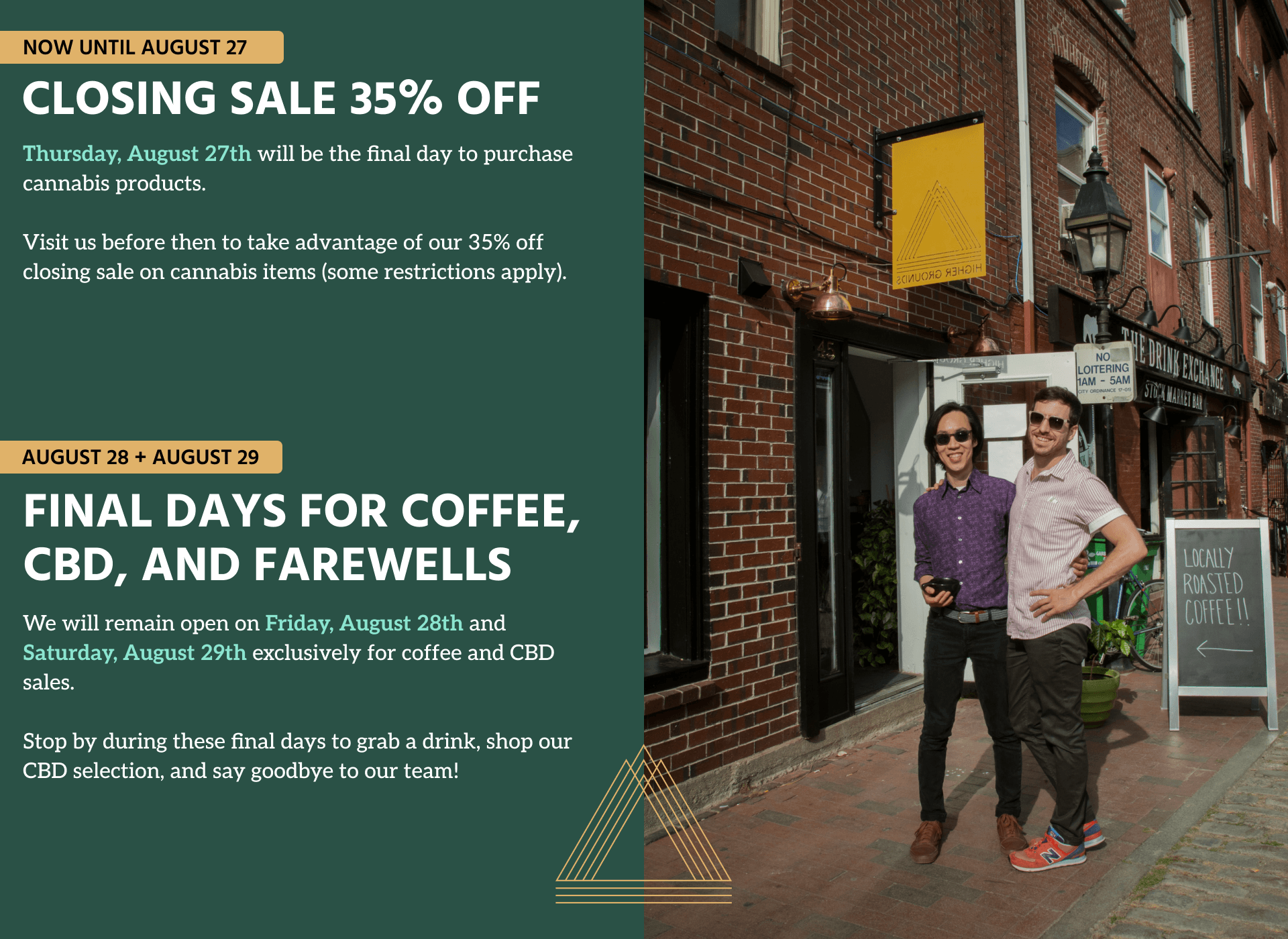 closing information